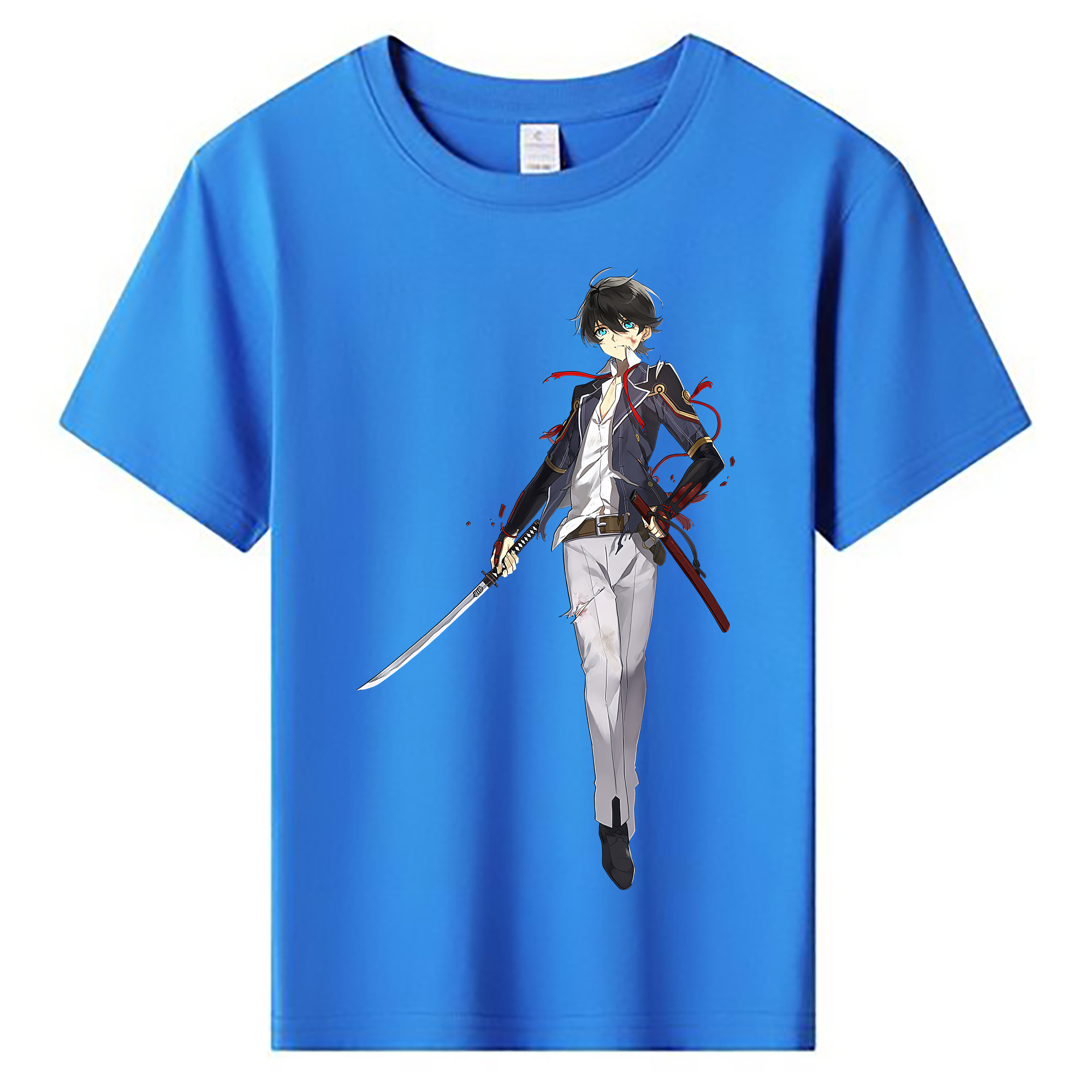 （画像用） 刀剣乱舞 Touken Ranbu 綿100％キッズTシャツ（フロントプリント）
